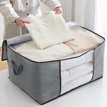 4Pack Clothes Storage Bags Zipped Organizer Underbed Wardrobe Cube Closet Boxes