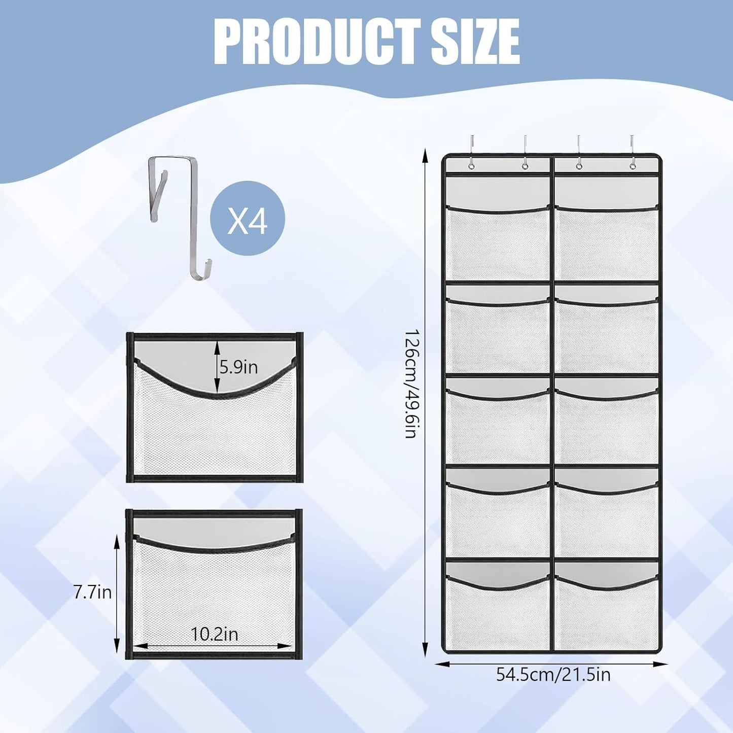Hocklliy Hanging Storage Organiser,Hang