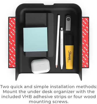 Humancentric under Desk Storage Shelf, Drawer Organizer for Office, Workstations