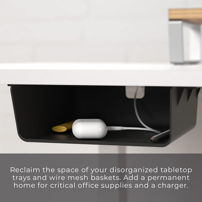 Humancentric under Desk Storage Shelf, Drawer Organizer for Office, Workstations