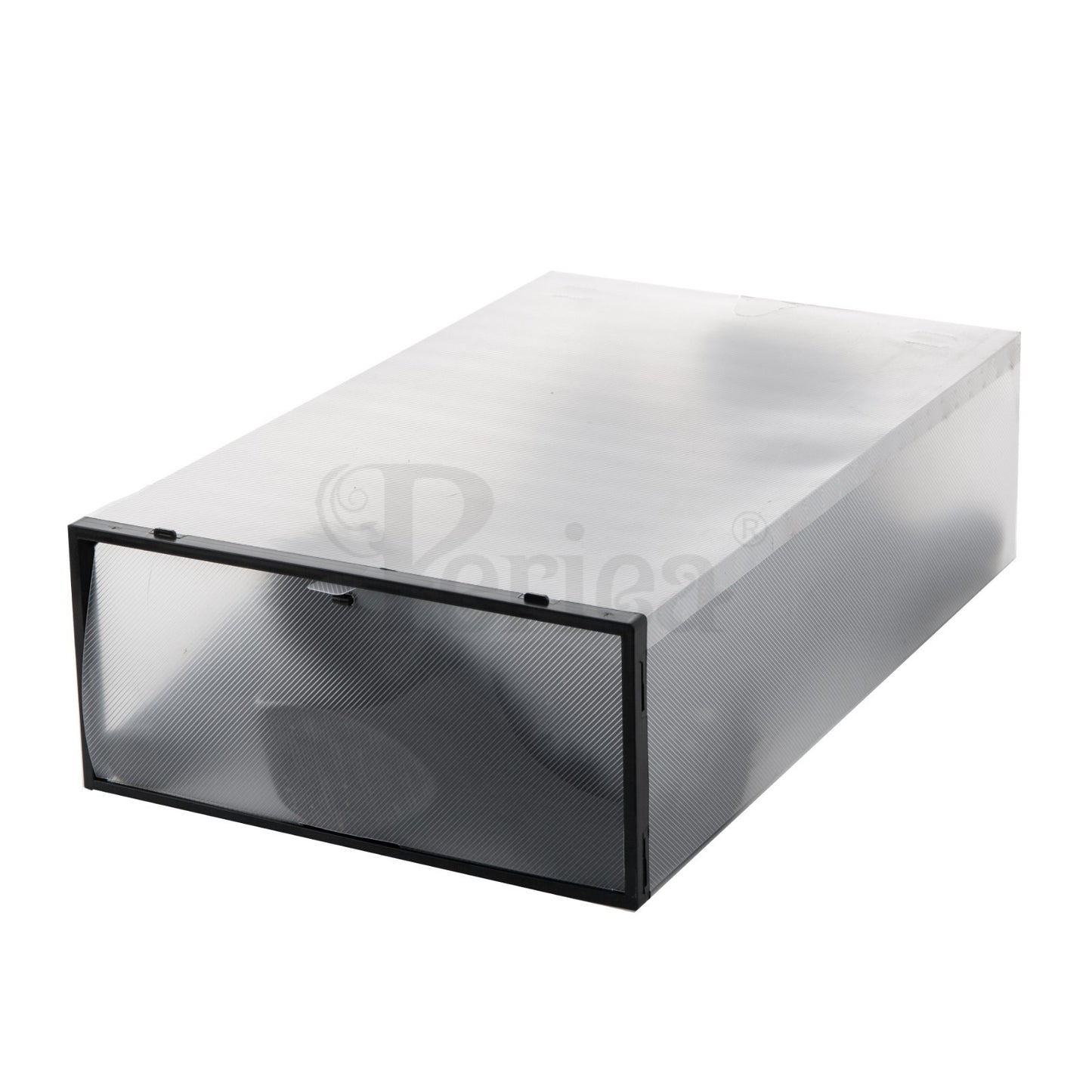 Periea Clear Plastic Shoe Storage Boxes Stackable Drawers Organiser Underbed