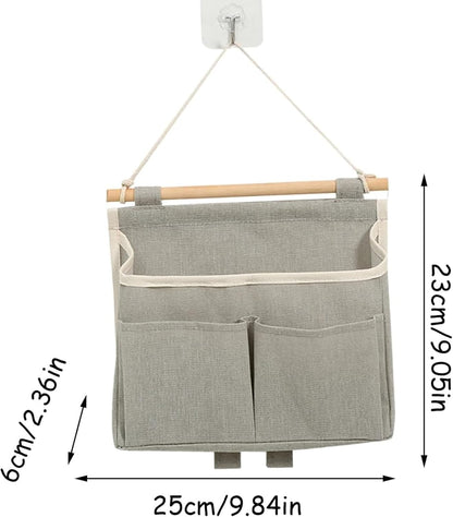 2Pcs Hanging Storage, Closet Organiser, Hanging Gift Wrap Organiser, over the Do