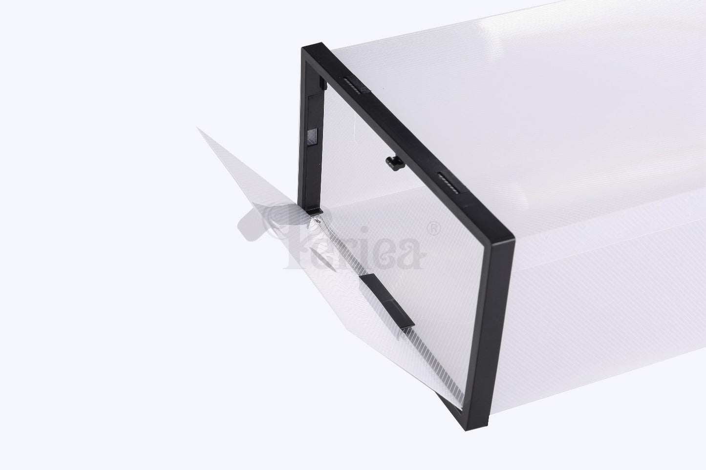 Periea Clear Plastic Shoe Storage Boxes Stackable Drawers Organiser Underbed