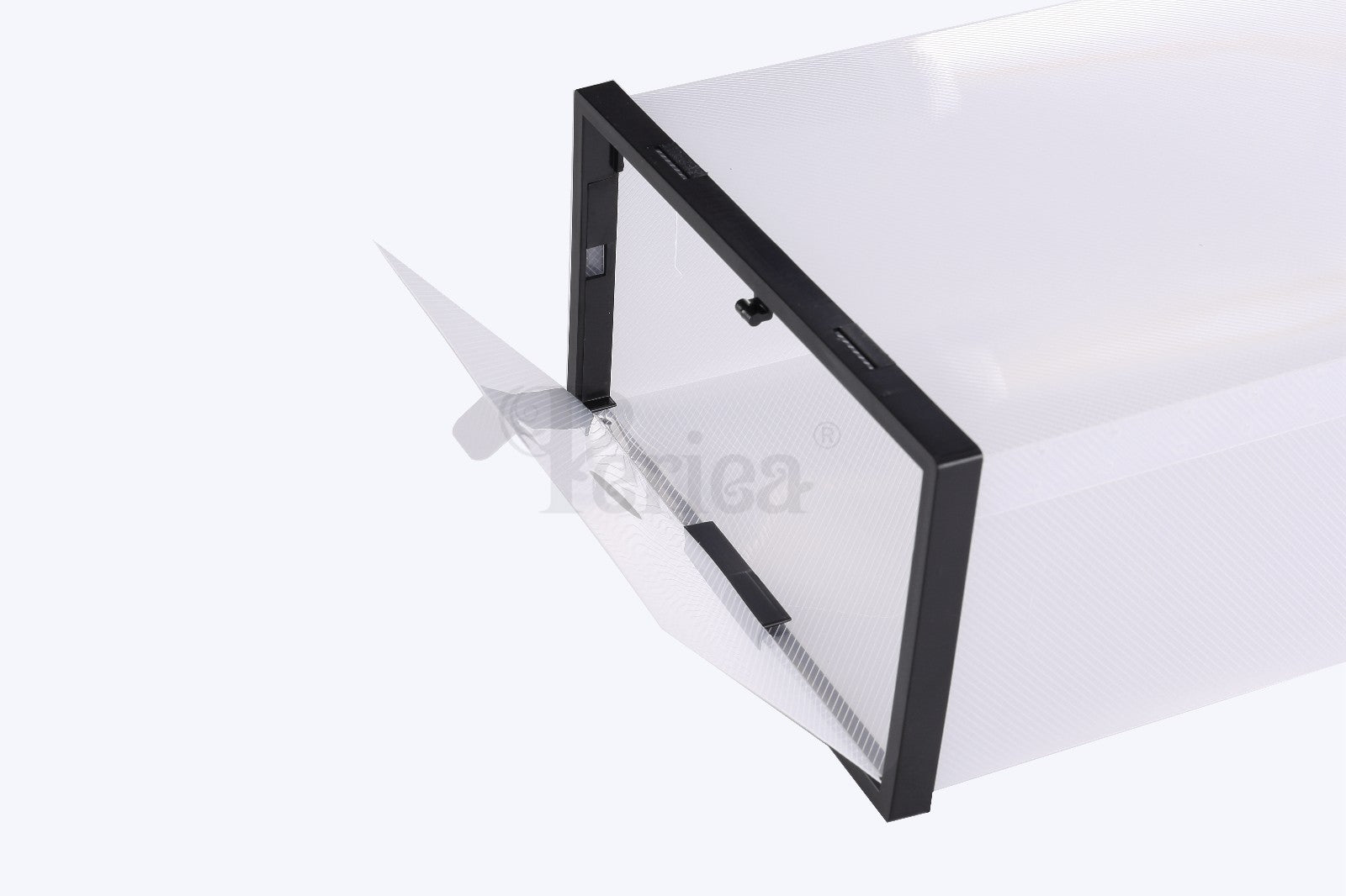 Periea Clear Plastic Shoe Storage Boxes Stackable Drawers Organiser Underbed