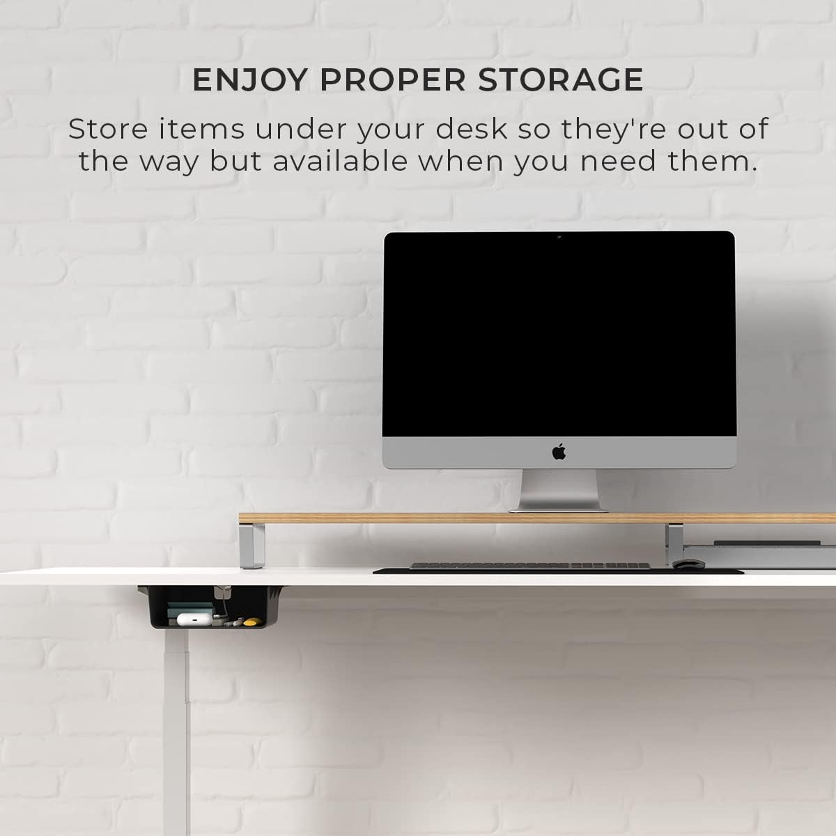 Humancentric under Desk Storage Shelf, Drawer Organizer for Office, Workstations